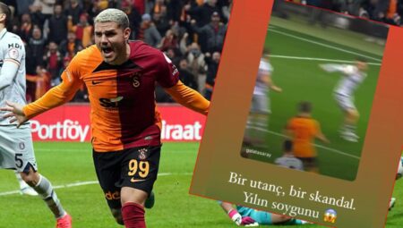 Galatasaray’da Mauro Icardi’den Başakşehir maçı sonrası reaksiyon: ‘Yılın soygunu’